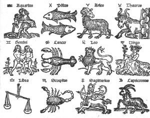 The Zodiac. The meaning of which...'A circle of animals.'